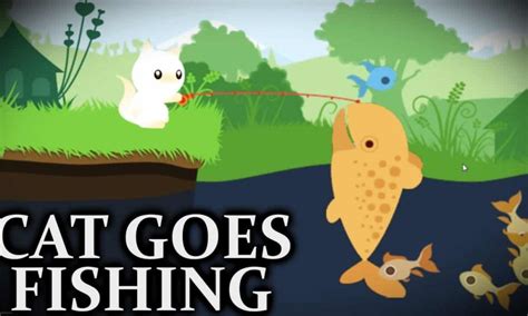cat goes fishing